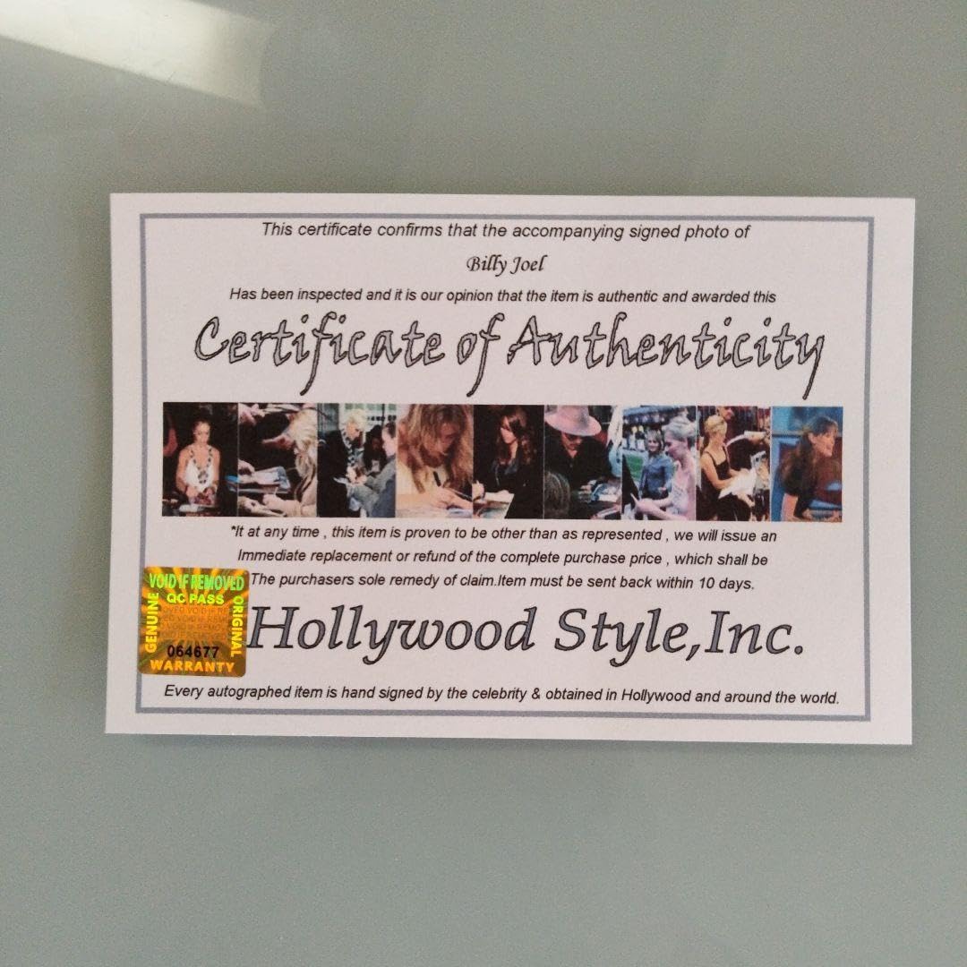 Amazon.co.jp: ビリー ジョエル直筆サイン入り2Lサイズ写真…Billy Joel